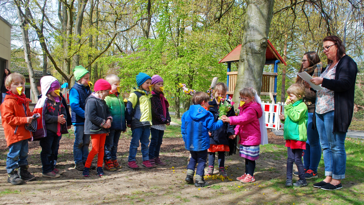 Fr Hlingsfest In Der Johanniter Kita Regionalheute De