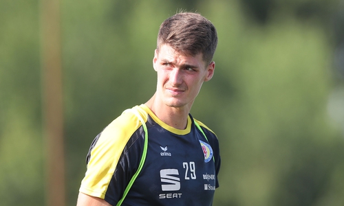 Danilo Wiebe fällt im Heimspiel gegen Kaiserslautern aus.