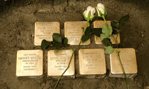In vielen Städten gibt es die Stolpersteine bereits. Archivfoto