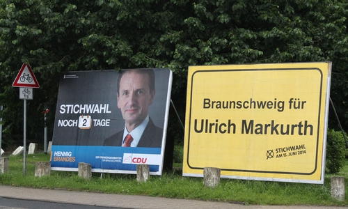 Ein Wahlkampf ohne Plastik. Das wollte die BIBS mit einem Verbot durchsetzen. Symbolfoto: Archiv