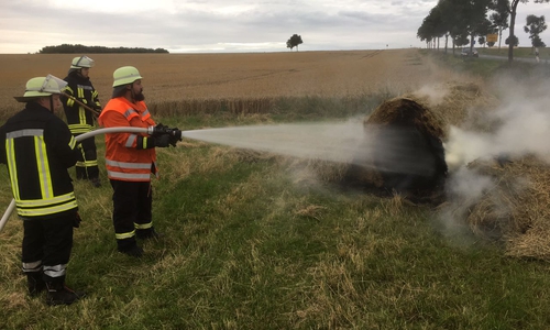 Nach einer Stunde war der Einsatz beendet. Foto: Maik Wermuth, Gemeindebrandmeister Samtgemeinde Grasleben