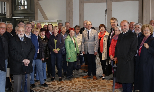 Die Parlamentarische Vereinigung Niedersachsen zu Gast im Rathaus. Fotos: Stadt Wolfenbüttel/rae