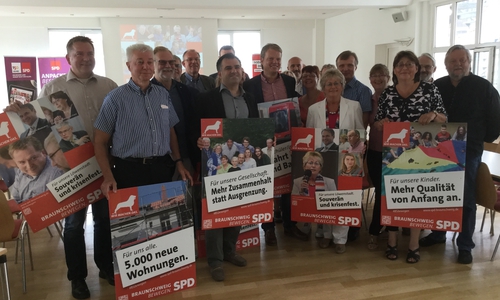 Braunschweiger SPD stellt Wahlkampagne vor. Foto: Robin Koppelmann