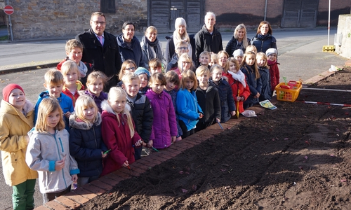 Das Schülerprojekt, das auf Initiative der Samtgemeindemitarbeiterin Maren Krippendorf entstand, fand so vorerst seinen Abschluss. Foto: Samtgemeinde Grasleben