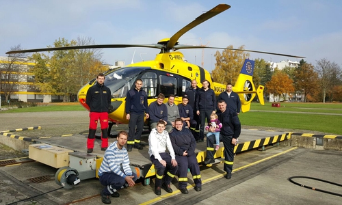 Die Kameraden der Freiwilligen Feuerwehr Adersheim besichtigten Christoph 30, Foto: Privat