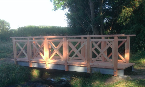 Die Wabebrücke in Lucklum. Foto: Dr. Heinrich Füchtjohann