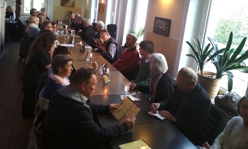 Rund 60 Interessierte hatten sich im Restaurant "Havanna" zusammengefunden. Foto: privat