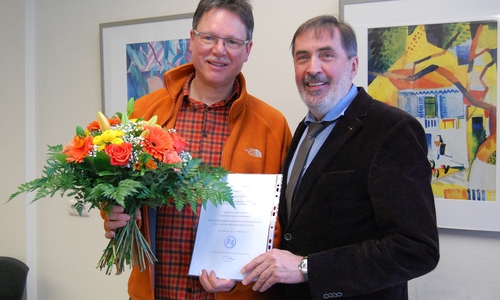 Studiendirektor Thomas Meyer (links) und Oberstudiendirektor Peter Walte. Foto: CGLS