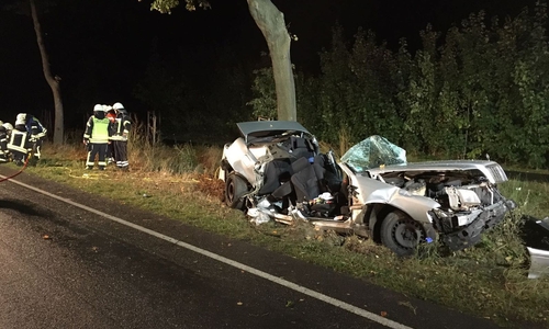 Der Fahrer konnte nur noch tot aus dem Wrack geborgen werden. Fotos und Video: aktuell24/Bm