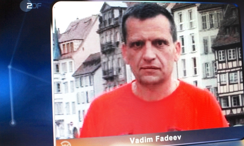 Die ZDF-Show „Aktenzeichen XY... ungelöst" hilft bei der Suche nach dem flüchtigen Vadim Fadeev. Foto: Nick Wenkel