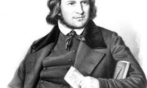 So sah er aus: Hoffmann von Fallersleben, um 1845. Foto: Hoffmann-von-Fallersleben-Museum
