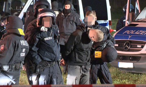 Die Polizei durchkreuzte die Pläne der Hooligans. 