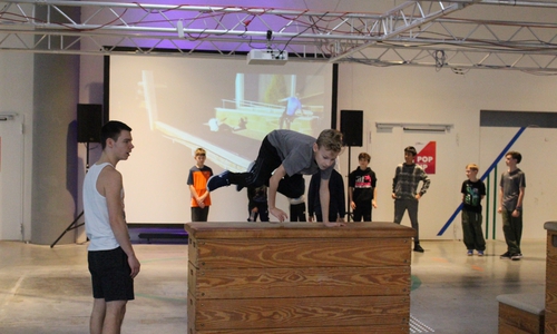 "Parkour meets GoPro" verband Digitalisierung und Sport. Foto: Stadt Wolfsburg