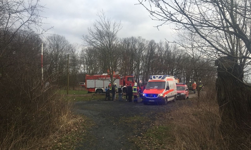 Der Einsatz am Sauteich nahm ein gutes Ende. Fotos und Video: aktuell24/kr