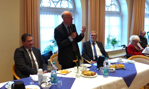 Uwe Lagosky, Norbert Lammert und Ruediger Kraft. Foto: 