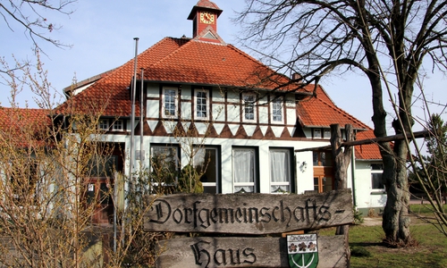 Das Dorfgemeinschaftshaus steht zum Verkauf. Foto: B.I.G. Sassenburg