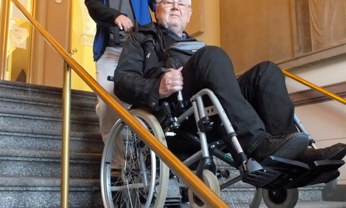 Barrierefreiheit durch treppensteigenden Geräte?
Foto: Achim Klaffehn