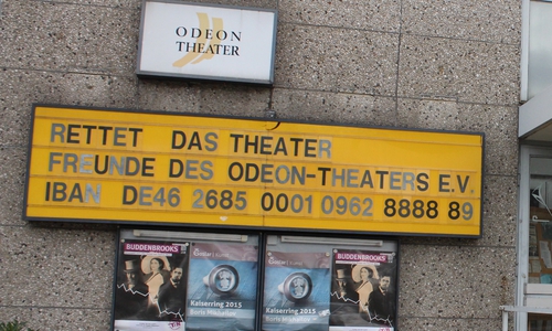 Der Spendenaufruf des Odeon-Theaters erbrachte nicht die nötige finanzielle Grundlage für eine Sanierung. Foto: Anke Donner