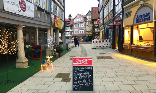 In den Krambuden soll am 24. Dezember gefeiert werden. Foto: Readlein