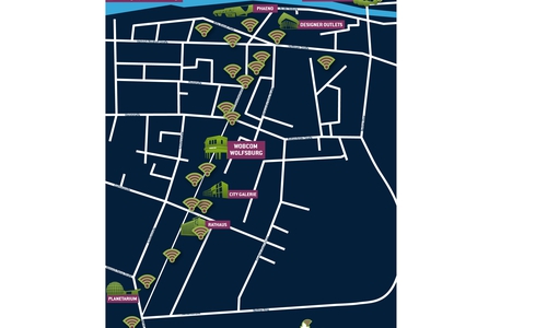 Übersicht der aktuellen Hotspots. Grafik: WOBCOM