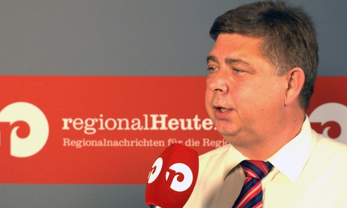 Rupert Ostrowski (AfD) im regionalHeute.de-Studio. Video/Foto: Jan Weber