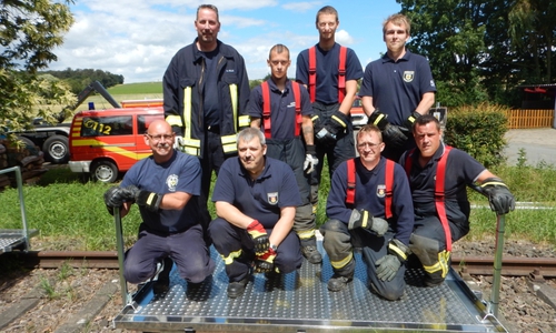 Am vergangenen konnte die Kreisfeuerwehr Goslar zwei Transportwagen für Bahnunfälle in Dienst stellen. Foto:  Kreisfeuerwehr Goslar 