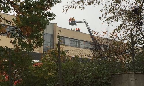 Feuerwehr Braunschweig im Einsatz bei Volkswagen. Foto: Robert Braumann