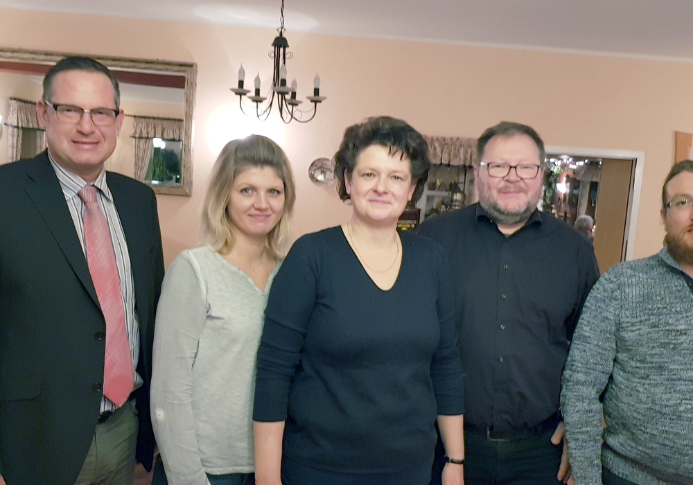 Torsten Scharf, Mandy Kahl, Tanja Schnelle, Carsten Hedrich und Kai Siemianowski. Foto: Landesvorstand WerteUnion Niedersachsen