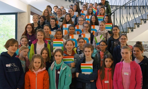 Jungen und Mädchen erkundeten die Ostfalia. Foto: Ostfalia