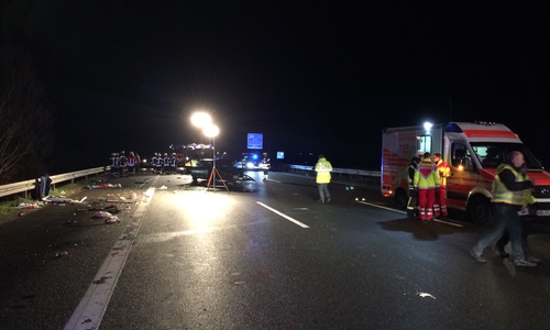 Unfall auf der A2, Foto: 24aktuell(BM)