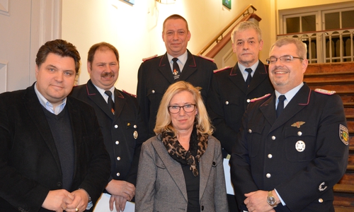 Uwe Schäfer, Carsten Belkius, Andreas Bühren, Dietmar Eggelsmann, Andreas Bode und Petra Eickmann-Riedel. Foto: Margit Richert
