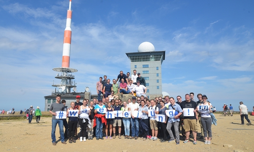 Am vergangenen Sonntag, den 30. August, fand wieder die alljährliche traditionelle Brockenwanderung der Jungen Union (JU) statt.  Foto: JU