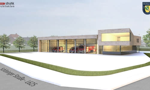 So könnte das neue Feuerwehrgerätehaus aussehen. Foto: struhk architekten Planungsgesellschaft mbH