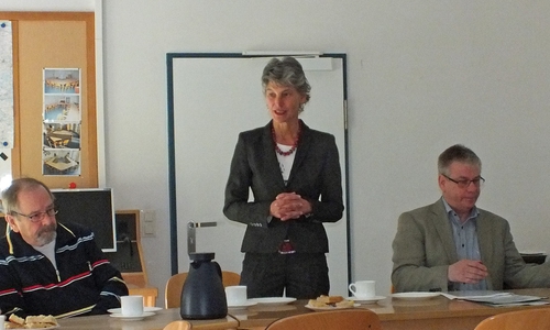 Heike Heil, Leiterin der Polizei Helmstedt, verabschiedete den Arbeitskreis. Foto: Klaffehn