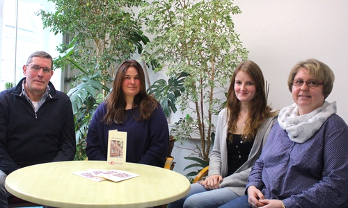 Das Team des Pro-Aktiv-Centers: Johann Brouer, Cathrin Kuffner, Rebecca Maschke und Jennifer Ksoll (v.l.). Foto: Nick Wenkel