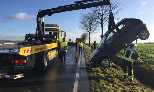 Die Polizei sucht Zeugen zu einem Unfall, der sich am Freitag zwischen Schöppenstedt und Groß Dahlum ereignete. Foto: Anke Donner