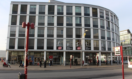 Das Arbeitsamt in Wolfsburg. Archivbild