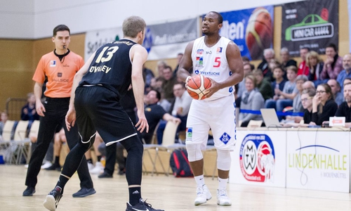 Demetrius Ward wird auch in den Playoffs der Schlüsselspieler der Herzöge sein. Foto: Reinelt/PresseBlen.de