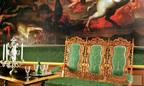 Führung durch Museum Schloss. Hier: Herzogappartement, Antichambre. Foto: Jutta Brüdern
