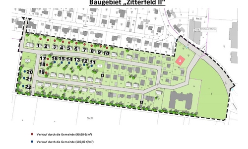 So soll das neue Baugebiet aussehen. Plan: Gemeinde Ilsede
