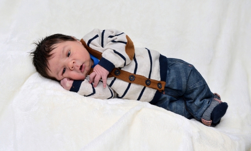 Willkommen: Oktawian Grabowski. Foto: Babysmile24