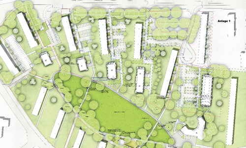 Die Sanierung der Grünanlagen am Wellekamp beschäftigen derzeit Wolfsburgs Ausschüsse. Karte: Stadt Wolfsburg
