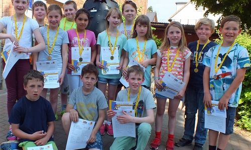 Die Sieger der Grundschule Heeseberg. Foto: Achim Klaffehn