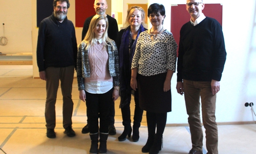 Dr. Alexander Schwarz, Vera Heinrich, Henry Frommert, Charlotte Papendorf, Regina Bollmeier und Dirk Neumann (v. li.) gaben einen ersten Einblick in das neue Museumskonzept. Fotos: Alexander Dontscheff