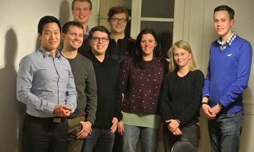 Der Neue Vorstand der Jungen Liberalen Braunschweig: Duc Pham, Mathias Möller, Julian Oskamp, Max Jähnig Domingues, Jacob Schütz, Anikó Merten, Michelle Kortz und Paul Bandmann (v. li.). Foto: privat