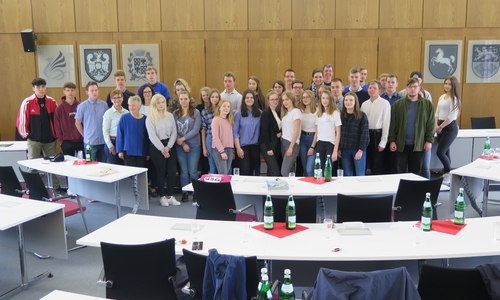 32 polnische und deutsche Schüler zu Besuch im Landkreis. Foto: Landkreis Wolfenbüttel