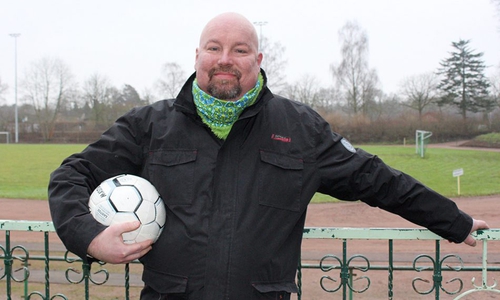 Ingo Mühlberg war Fußballfan durch und durch. Foto: Frank Vollmer/Archiv
