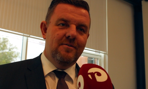 „e-Radschnellweg Braunschweig-Lehre-Wolfsburg“ - diese Namensgebung wünscht sich Andreas Busch, der Lehrer Gemeindebürgermeister.  Foto/Audio/Video: Frederick Becker