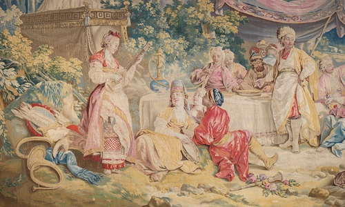 Das Mahl im Zelt 1769-1780. Museum Schloss Wolfenbüttel. Foto Thomas Sing. 