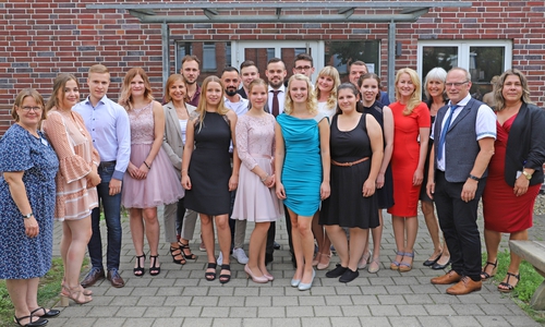 Die Absolventen. Foto: Klinikum Wolfenbüttel